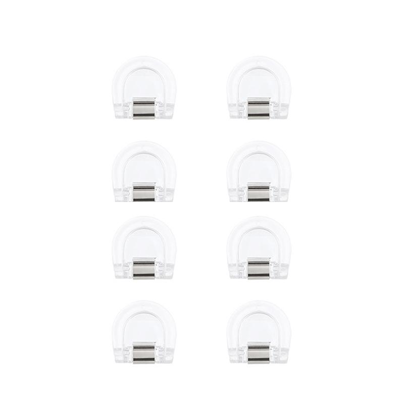 8Pcs Paper Clip, Multi-purpose Invisible Leg Shortening Clip, Candy Color Binder Clips, Page Holder Office Study Binder Clips