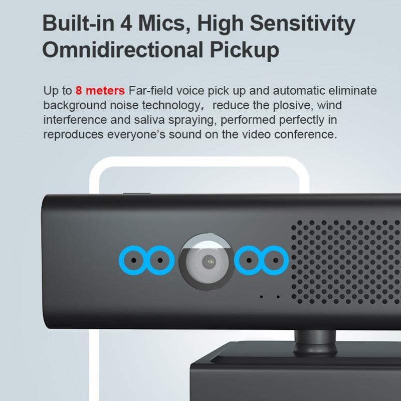 1080p 3-in-1 Speaker Camera Built-in Microphone rivacy Cover Full High Definition came for Mute Button rivacy Cover