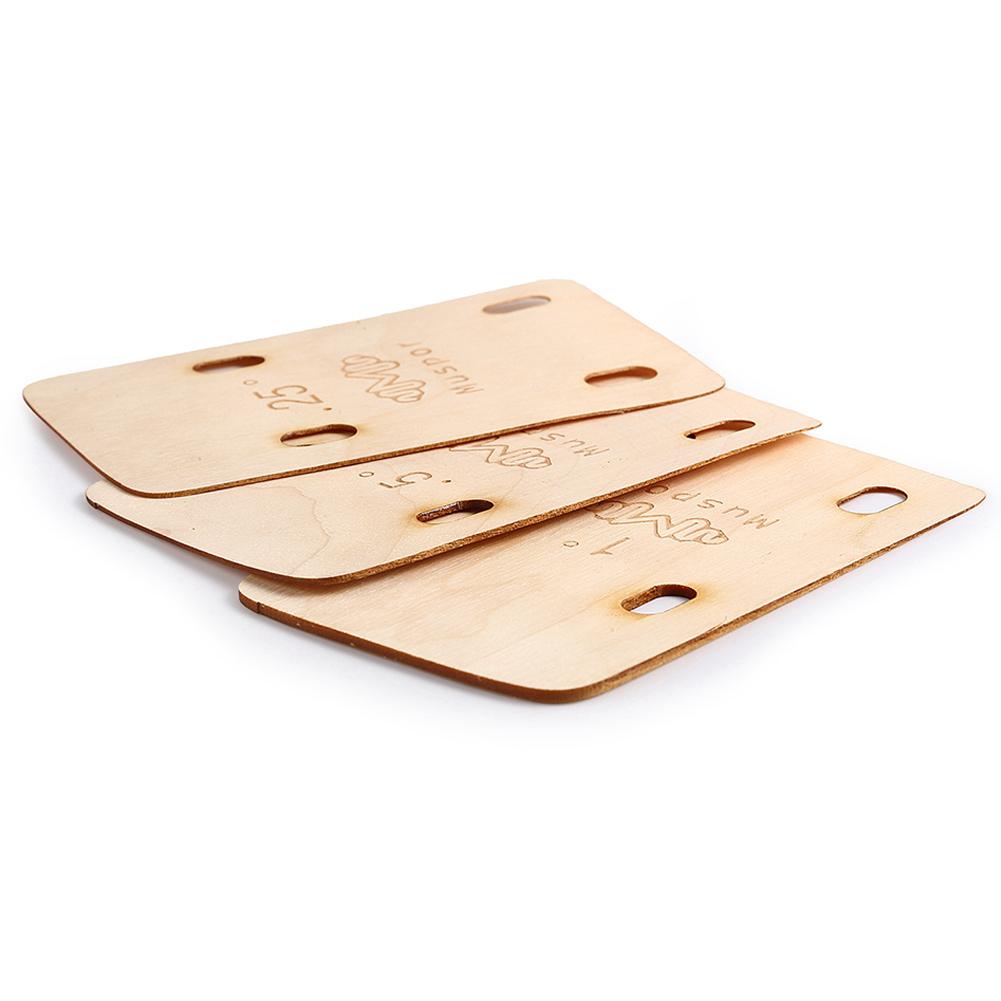 

3Pcs Maple Guitar Neck Gasket 0.25/0.5/1 Degree Sound Absorption for Replacement