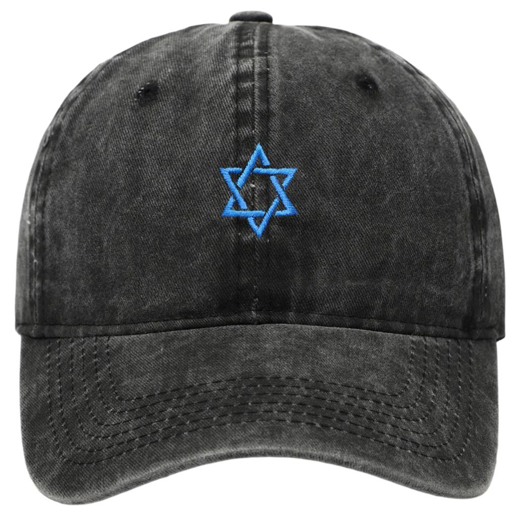 Embroidery Israel Flag Baseball Cap Washed Cotton Sunproof and Breathable for Patriotic Event and Collector Outdoor Gear
