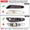 2 Pcs Dynamic Flasher Turn Signal Side Marker Lights Running Water For BMW E90 E91 E92 E93 E60 E87 E82 E61 E46 LED LightsTurn Signal 2