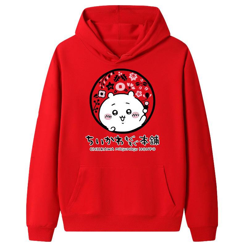 New Japanese Trend Cartoon Printed Hooded Sweater Men's and Women's Loose Autumn and Winter Casual Fashion Jacket Tide