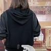 Hooded Sweatshirt for Women Spring and Autumn New Spliced Pullover Loose Stylish Versatile Slimming Long-sleeved Top