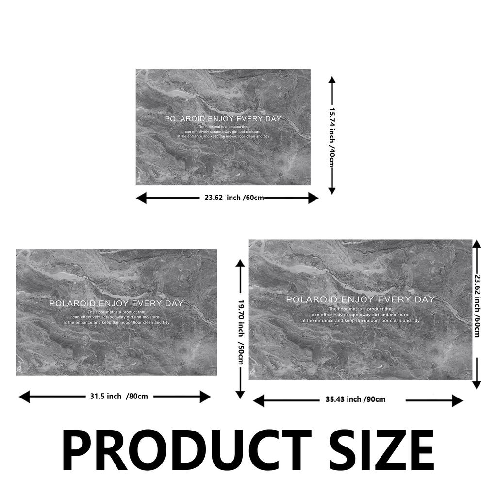 Super Absorbent Bathroom Bath Mats Non-Slip Foot Mat Quick Dry Shower Floor Carpet Toilet Rug Doormat Washable