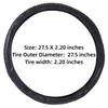 Rubber Bike Tire 27.5 X 2.20 Inches Road Bike Outer Tire Bike Tire Replacement  Bicycle Repair
