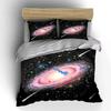 Galaxy-Themed Three-Piece Set Decor Soft Comfortable Duvet Cover Bedding Set Included 1*Duvet Cover & 2*Pillowcases gift