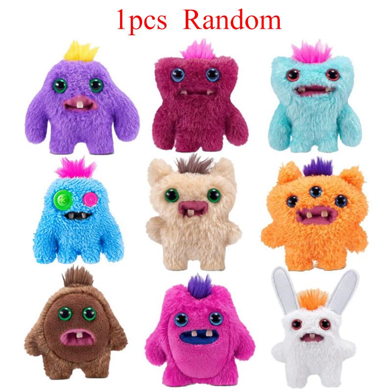 Originele Fuggler Pluche Sleutelhanger Lelijk Monster Screech Munch Rabide Konijn Grote Ogen Vreemdeling Geïrriteerde Buitenaardse Knuffel Peluche Speelgoed