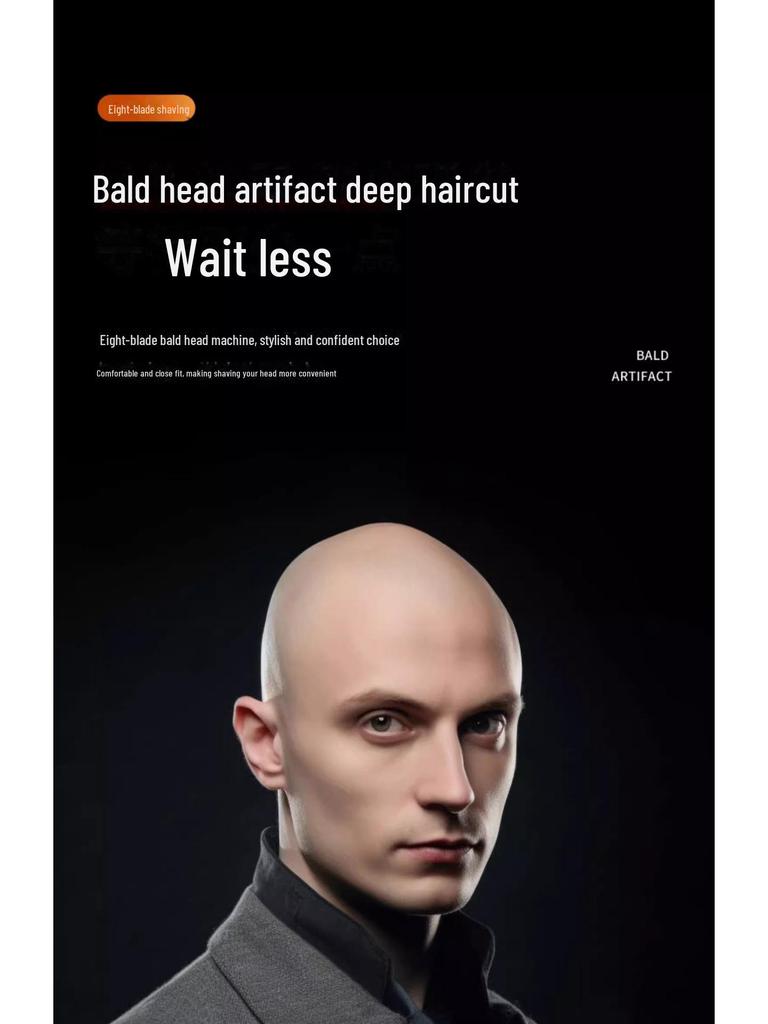 York Multifunctional Electric Head Shaver for Men - Bald Hair Clipper & Razor