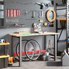 Workbench 140x60x81.5 cm Solid Oak