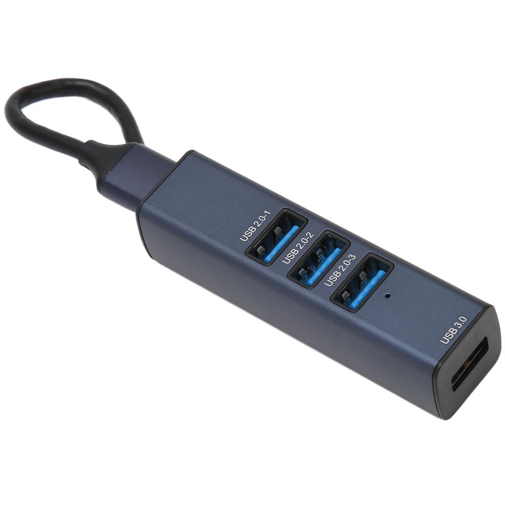 4 Port USB Hub 5Gbps Hot Swappable USB Multiport Adapter with Storage Hole for Laptop PC Flash Drive for XBOX for PS4