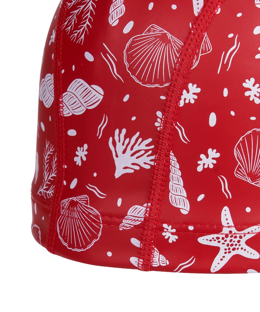 Lenomasuyeongbog Accessories Adult Beach Symbol Pu Swim Cap Red Ro-Rc2E012-Rd
