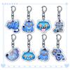 Cartoon Anime Movie Transparent Acrylic Keychain Pendant, Exquisite Gift Hanging Accessories For Backpacks