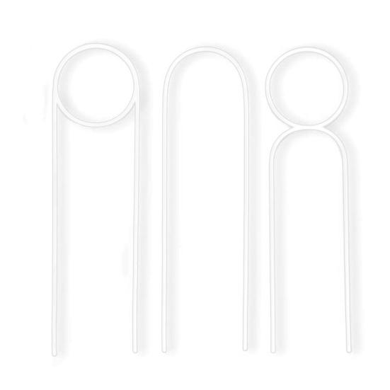 

3 шт./компл., практичная антикоррозийная стойка для поддержки растений, надежная устойчивость к атмосферным воздействиям, металлический кронштейн для поддержки цветов для дома белый