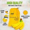 1-9Pcs Durable Yellow Banana Storage Bags Insulated Fruit Vegetable Fresh-keep Bundle Pocket Drawstring Banana Preserve Bag