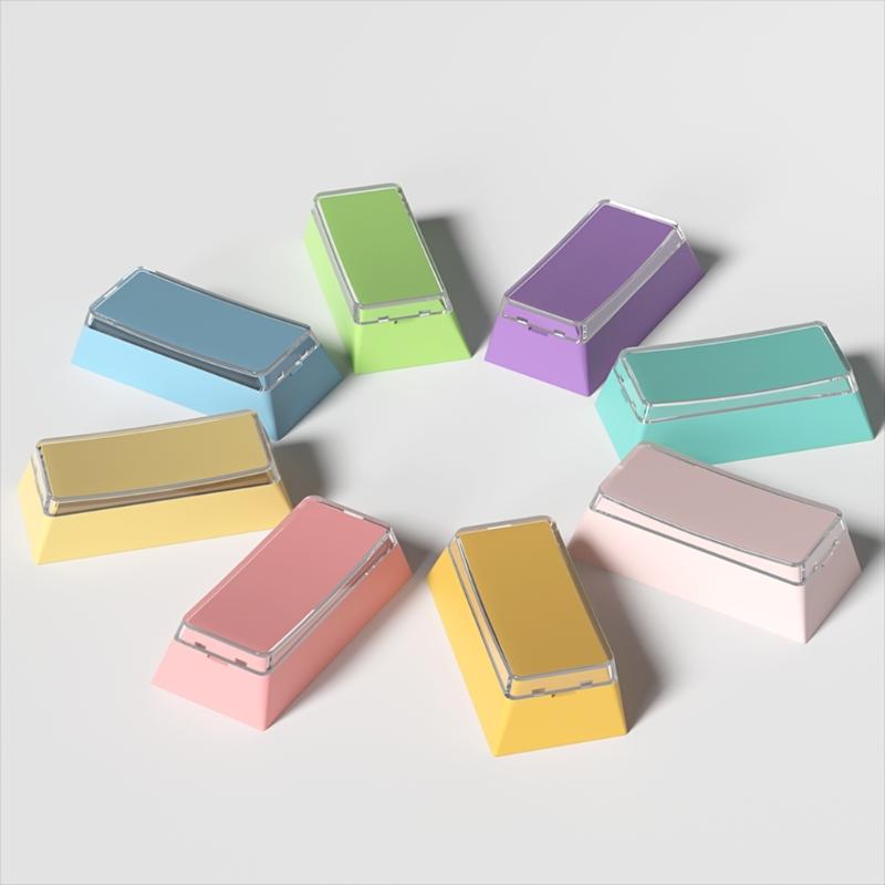 8Pcs PBT Blank DIY Keycap Mechanical Keyboards 2U 2X Original Profile No Print Keycap Set for MX Switches