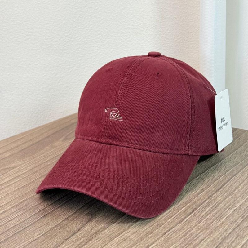 Pure cotton simple embroidery cap New women's wide-brimmed sunshade baseball cap Soft top temperament versatile simple casual hat