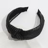 Chic Bohemian Style Raffia Knot Headband for Women's Beach Travel Hairbands Eco-Friendly Straw Accessory for Summer Outfits