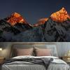 Sunset Peak Natural Landscape Tapestry Wall Hanging Bedroom Dormitory Room  Decoration Background Cloth Home