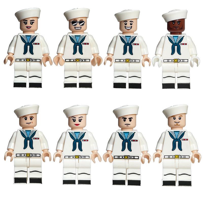 

Sealand air navynavy policebuilding blocksmodern Chinese military assembly puzzle birthday gift toys for boys and girls