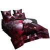 S High Quality Comfortable Quilt Cover Set Ninja Uzumaki Uchiha Beding Set Anime N-Naruto Soft Duvet Cover Plus Pilowcase For Young Boys Gift