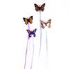 1Pcs Cute Butterfly LED Light-Emitting Fiber Optic Wire Hairpin Luminous Silk Braids Styling Tool