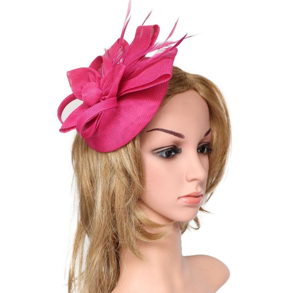 Hepburn Style Bride Headband French Style Bridal Headwear Fascinator Headpiece Bridal Shower