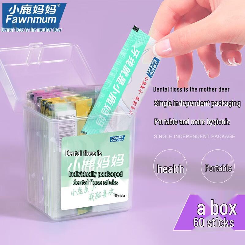 

Little Deer Mom Portable Dental Floss Picks