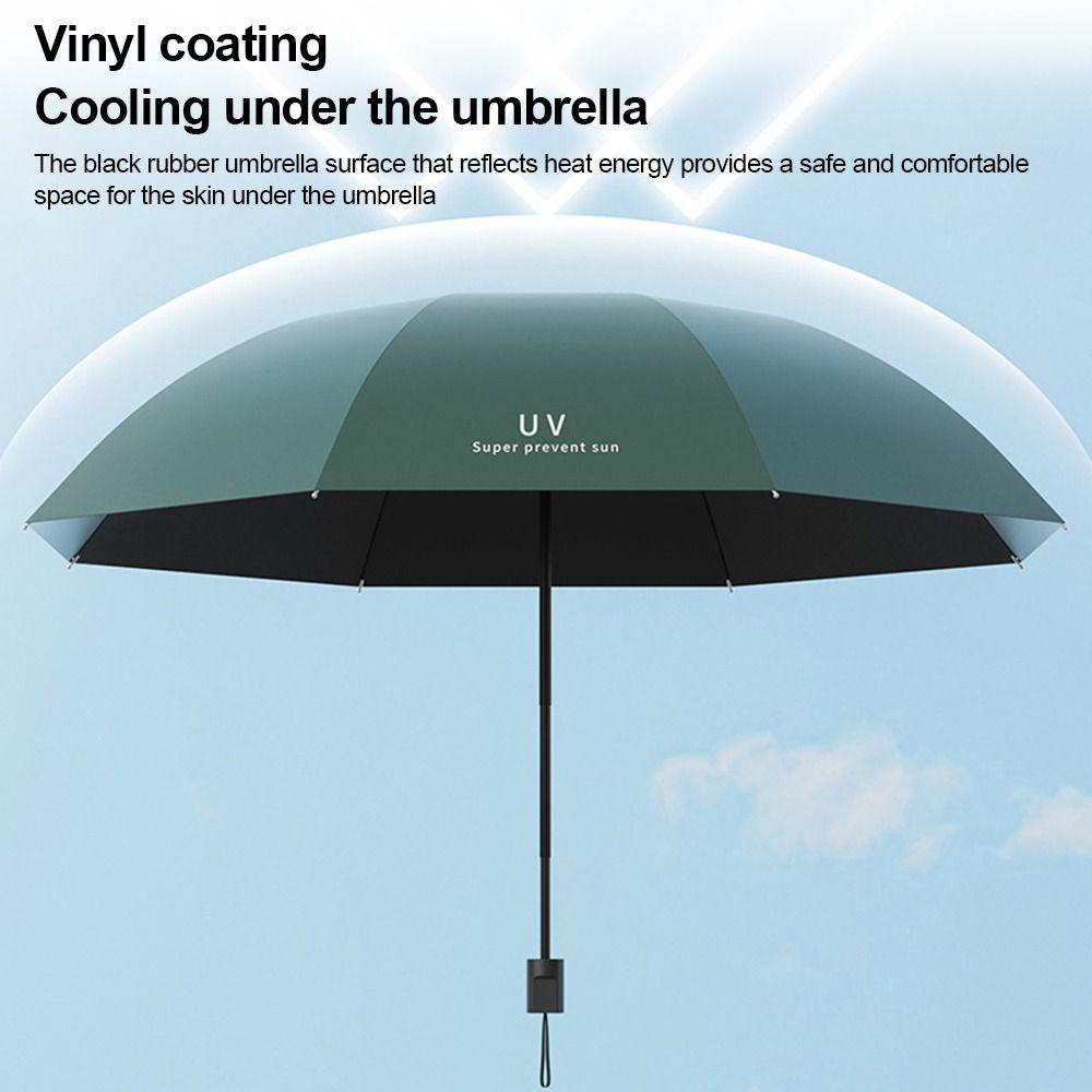 Portable Manual Pocket Rain Umbrella UV Protection UPF50+ Travel Umbrella Mini Folding Sun Umbrella Summer