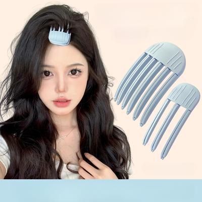 2 Stück flauschige Haarnadel, Curling-Pony-Clips, Haarwurzeln, voluminöse Haarspangen, Set für Frauen, Curling, feste Klammer, modische Volumen-Haarrolle