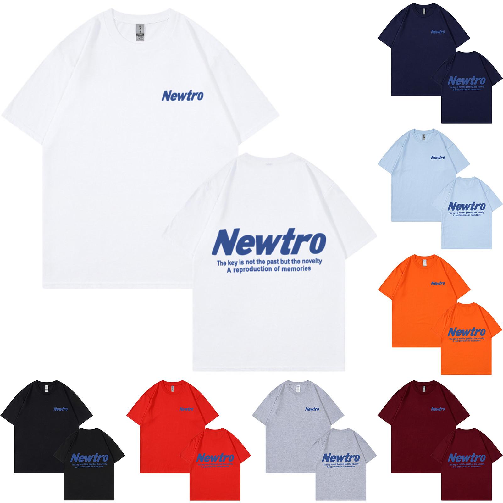 

Футболка унисекс, повседневный свободный топ, удобная футболка с круглым вырезом