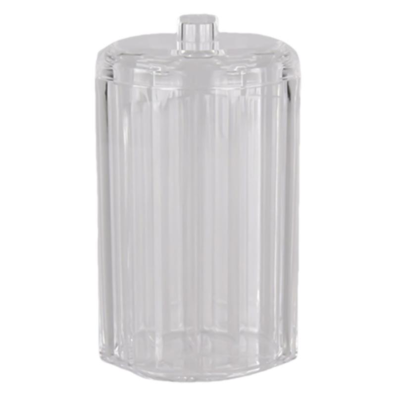 

Cotton Pads Holder Round Eyelash Tool Storage Box Cotton Pads Organizers Eyelash Tool Storage Case Makeup Organiser прозрачный