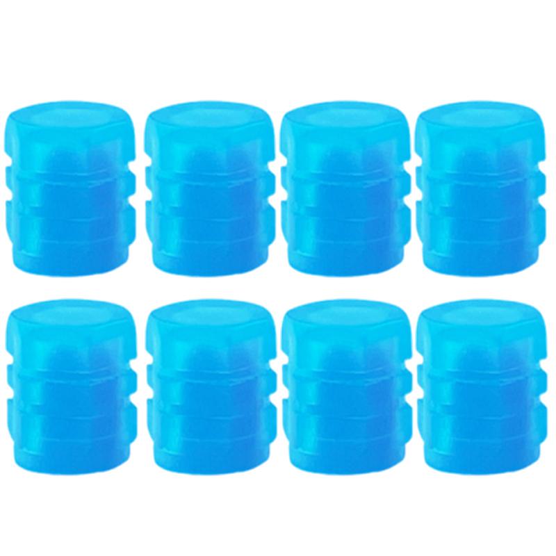 4/100PCS Car Luminous Tire Valve Cap Motorcycle Bike Wheel Nozzle Night Glowing Fluorescent Decor Tyre Valve Stem Luminous Caps
