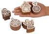 IBA Indianbeautifulart Textile Printing Block Christmas Theme Ornaments Hand Carved Wooden Stamp Wood Block Printing Textile