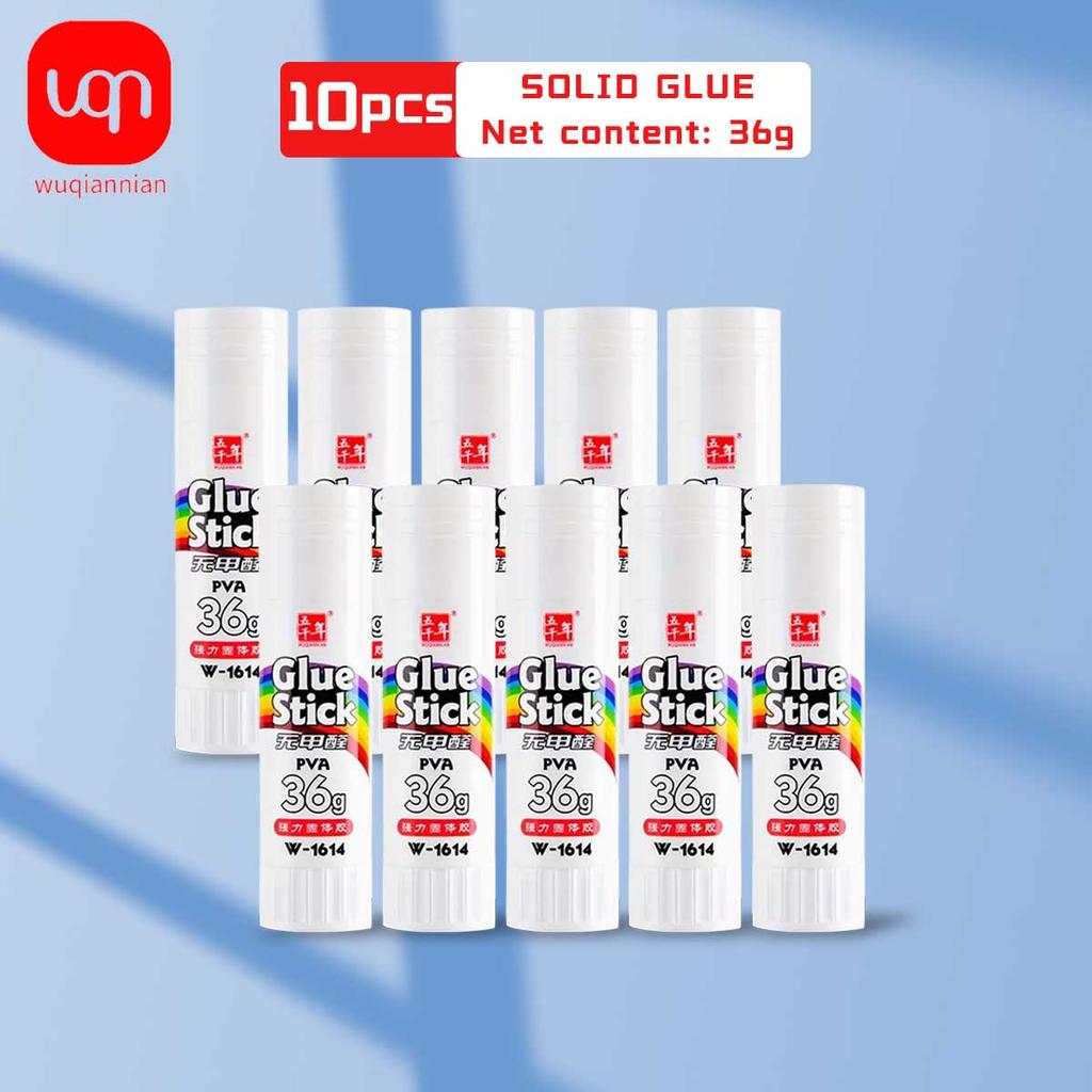 10pcs Safe Strong Adhesive Solid Glue Stick Portable Non-toxic Sealing Solid Glue Student Stationery Home Office Supplies
