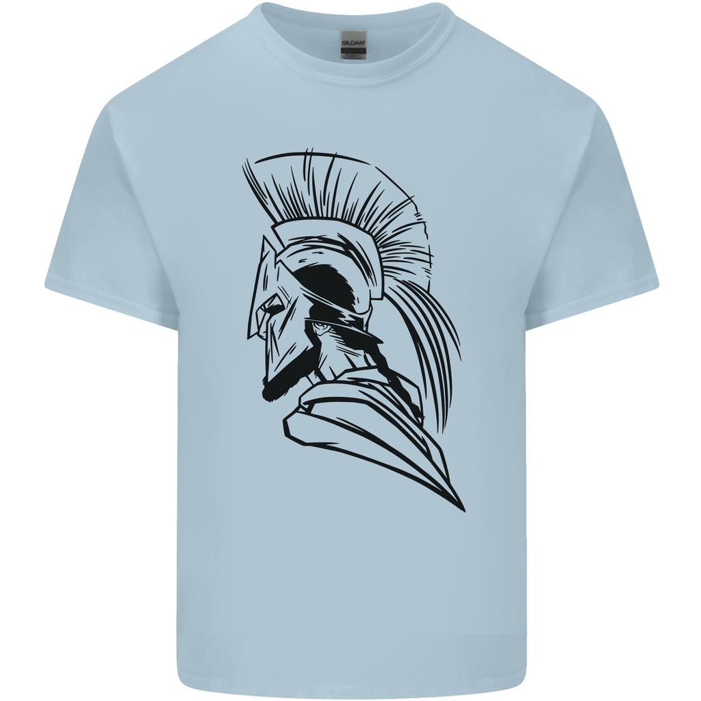 Spartan Helmet Training Bodybuilding MMA Unisexs Light Cotton TShirt