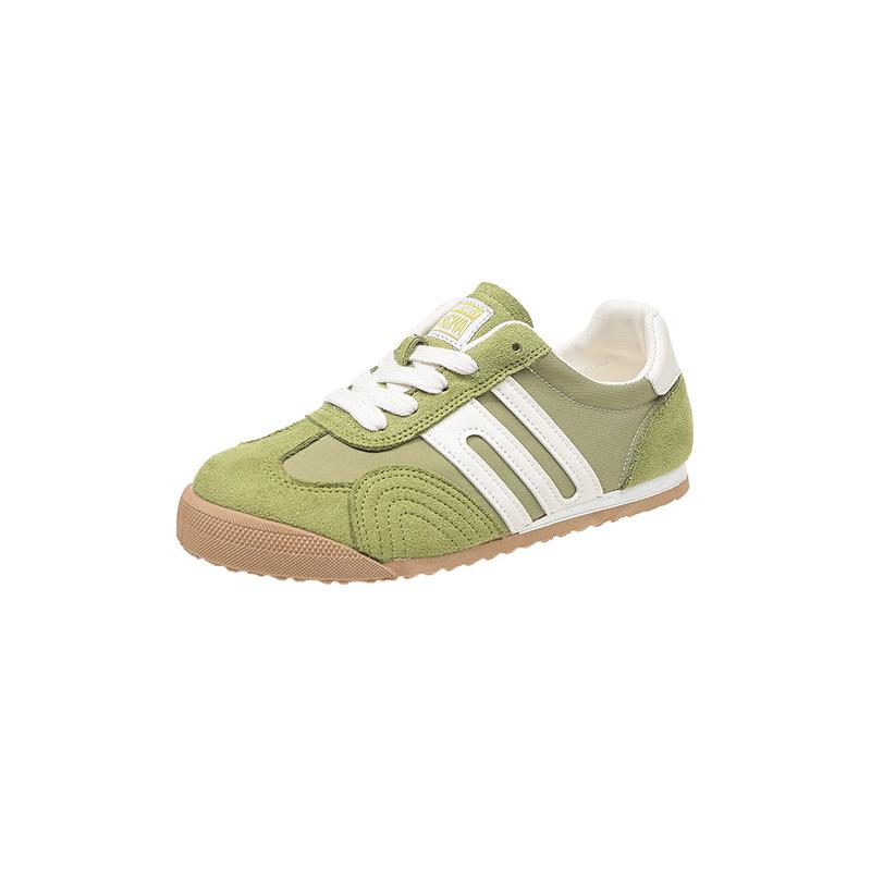 Versatile Lace-up Color Matching German Training Shoes for Women Are Summer Thin-soled Height-increasing Versatile Casual Shoes Sports Shoes