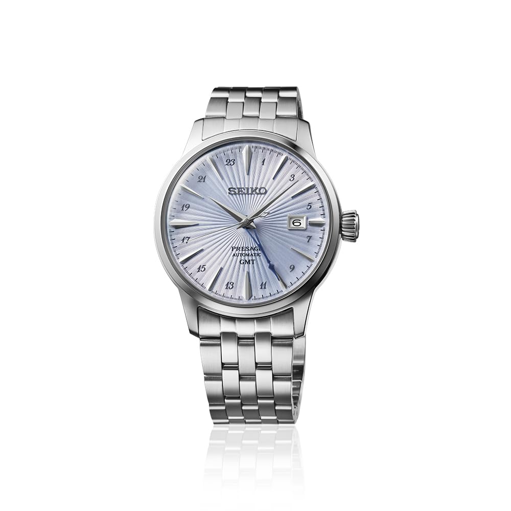 Seiko Presage SARY241 Cocktail Time GMT Silver