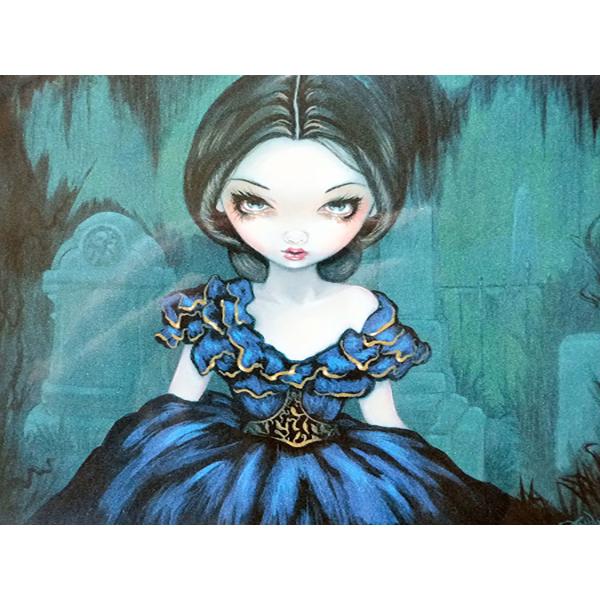 

ZOOYA 5D DIY алмазная живопись Девушка-вампир мультфильм призрак полная квадратная и круглая алмазная вышивка крестиком Алмазная мозаика домашний декор