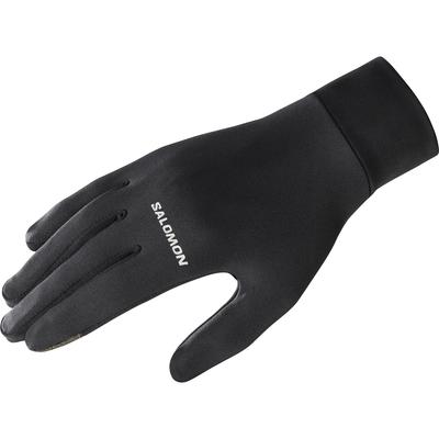 Salomon AGILE WARM GLOVE U Outdoor Mitten Deep Medium Gloves, Unisex, LC1897600, Black,
