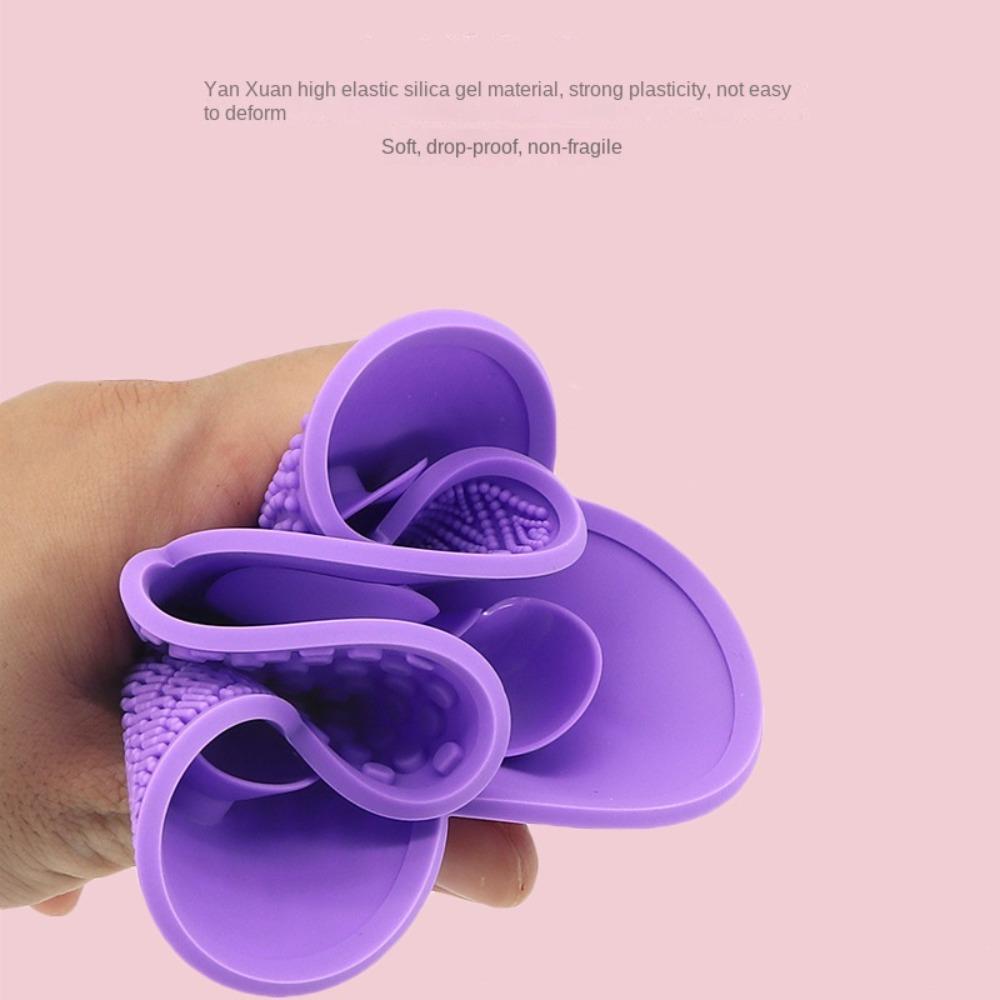 Scrubbing Pad Silicone Brush Cleaner Multifunctional Cleaning Mat Cleaner Pad Make Up