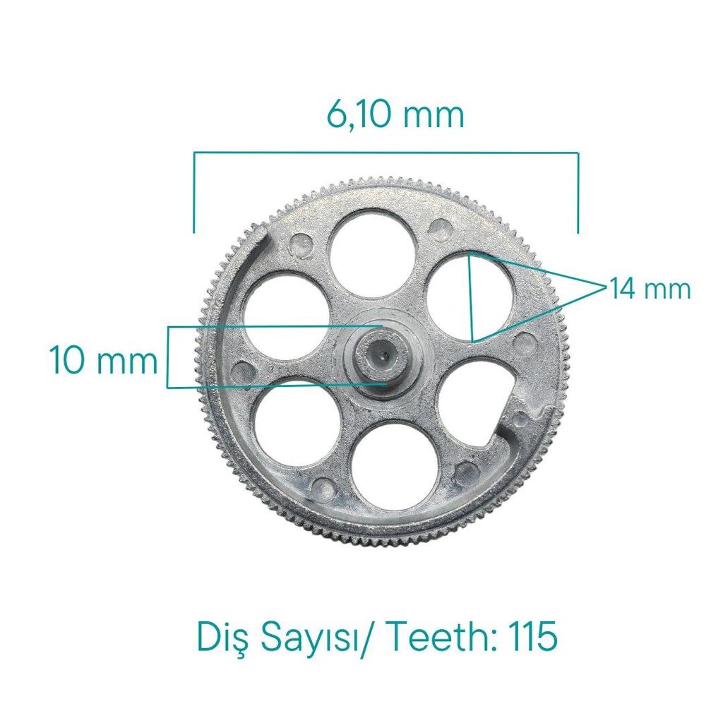 Rear Curtain Zamak Gear Repair Kit for BMW 5 Series E39
