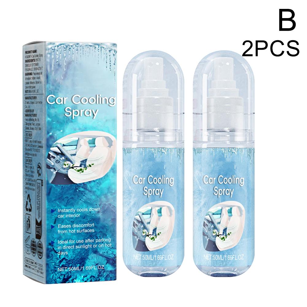 Car Cooling Spray Rapid Temperature Reduction For Summer,Non-Flammable Mist,Long-Lasting R Safe P1B2