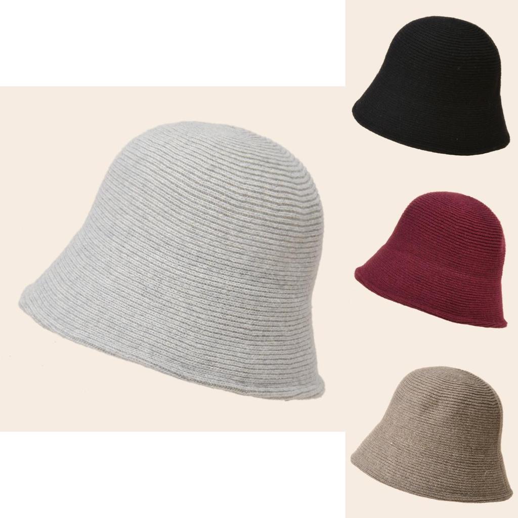 Knitted Autumn Winter Womens Fisherman Hat With Warm Polyester Material For Casual Style