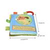 Baby Soft Cloth Story Book Infant Rattles Book Toy Early Educational Development Toys (Puppy)