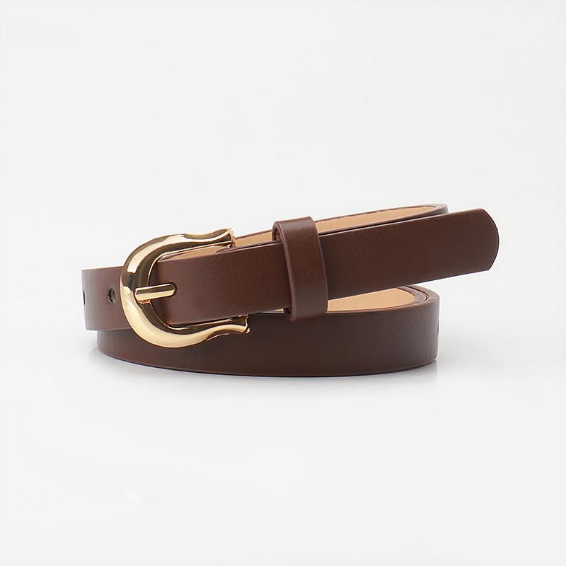 Fashion Faux Leather Waist Belt For Ladies With Minimal Design