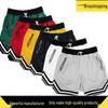 Men's Breathable Mesh Athletic Shorts - Casual European/American Summer Loose Fit for Running, Fitness, and Basketball.