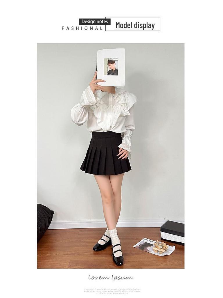 Silver Chunky Heel Mary Jane Ballet Flats for Women - Spring 2025 Collection