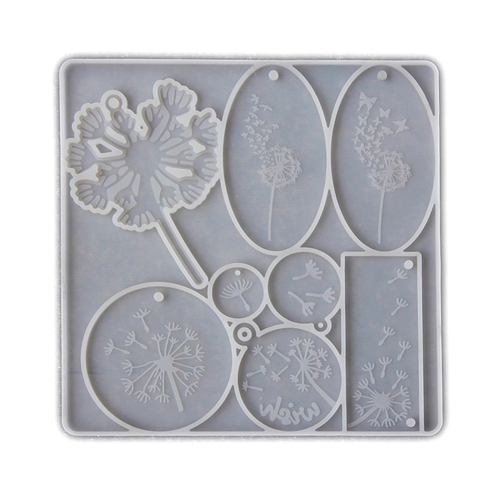

Dandelion Jewelry Charm Resin Mold Soft Silicone Dandelion Pendant Mold Perfect for Hobbyists and DIY Enthusiasts
