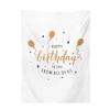 YFFSFDC Birthday Pastry Birthday Decoration Birthday Happy Birthday Stylish Wall Hanging Photo Poster Photo Background 100 X 70cm Natural and Stylish