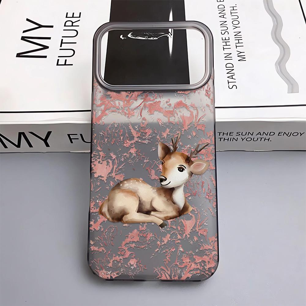 Pattern Design Of Deer Phone Case For IPhone 17 Pro Max 17Air 11 13 12 14 15 16 Plus Soft Silicone Senior Cover Case 15pro
